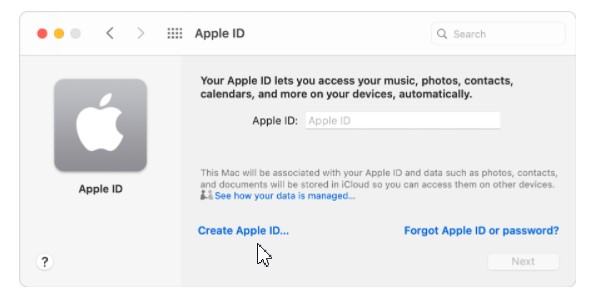 Cách tạo tài khoản iCloud trên Macbook