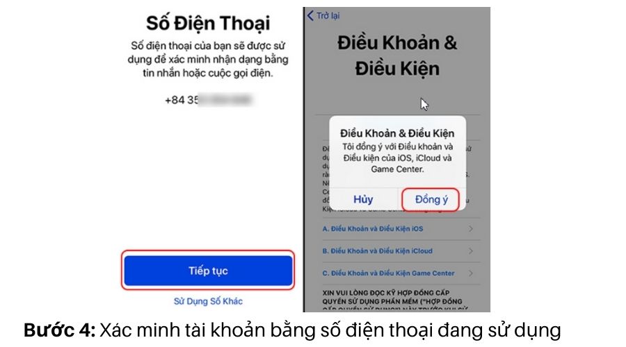tạo id icloud bằng iphone