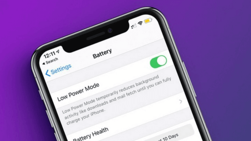 tắt chế độ nguồn điện thấp