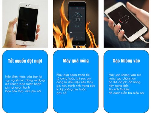 Dấu hiệu nhận biết cần phải thay pin iPhone 8