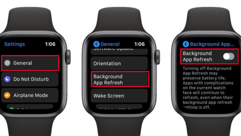 tự động làm mới ứng dụng nền