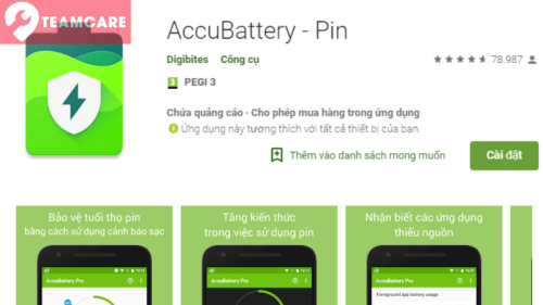 ứng dụng Accubattery