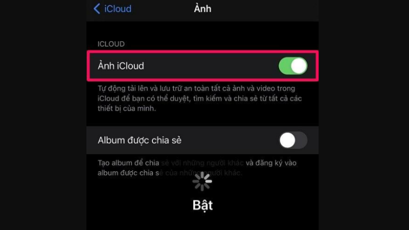 xóa bớt ảnh trong thư viện iphone