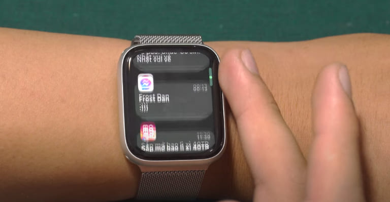 sửa nút xoay apple watch series 5 không hoạt động