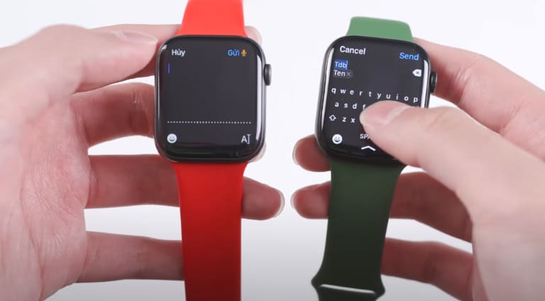 sửa nút xoay apple watch series 7 không nhận