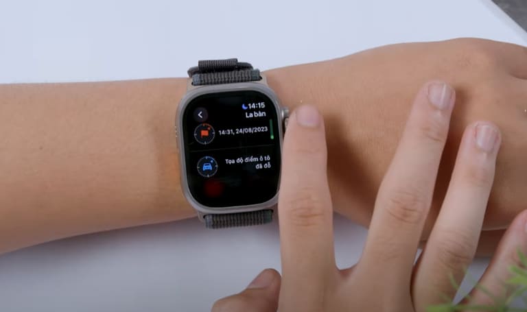 sửa nút xoay apple watch ultra không làm màu