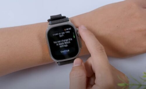 Sửa nút xoay Apple Watch Ultra