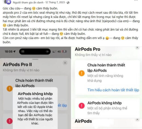 Airpods không hiển thị trên Find My, sửa nhanh trong 4 bước