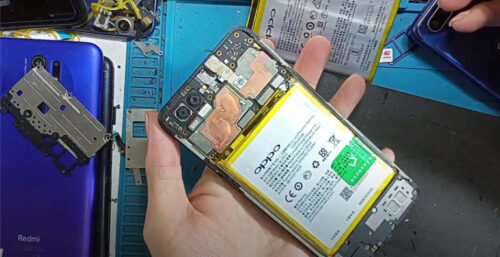 Thay pin oppo A3s