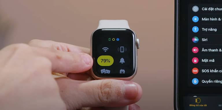 bật tắt chế độ tiết kiệm pin apple watch nhanh chóng