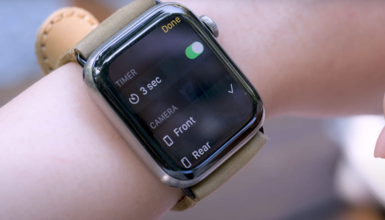 cách chụp ảnh bằng apple watch không cần dùng điện thoại