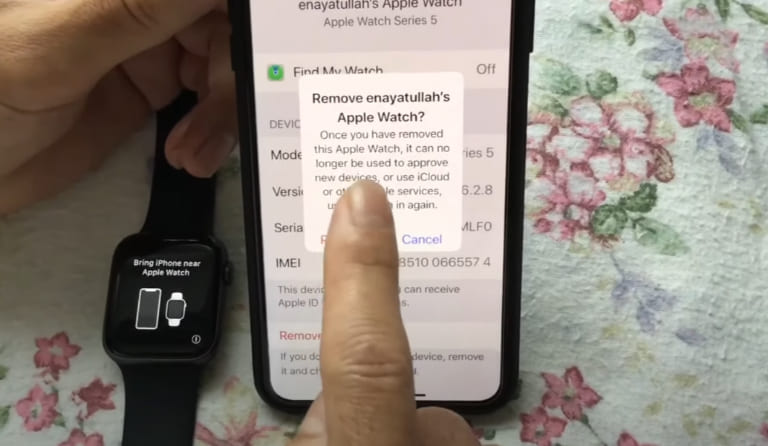 cách xóa ID Apple trên Apple Watch đơn giản
