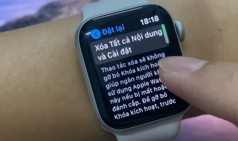 cách xóa ID Apple trên Apple Watch bằng iPhone