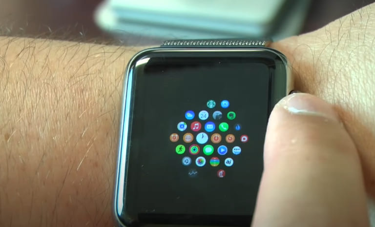 digital crown kết nối với apple watch
