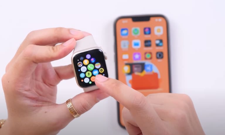 khoảng cách kết nối apple watch với iphone khi có vật cản