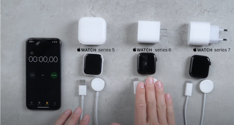 sạc apple watch bao lâu thì đầy phù hợp từng dòng