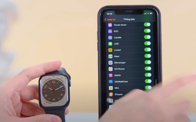 apple watch không nhận thông báo do phần mềm