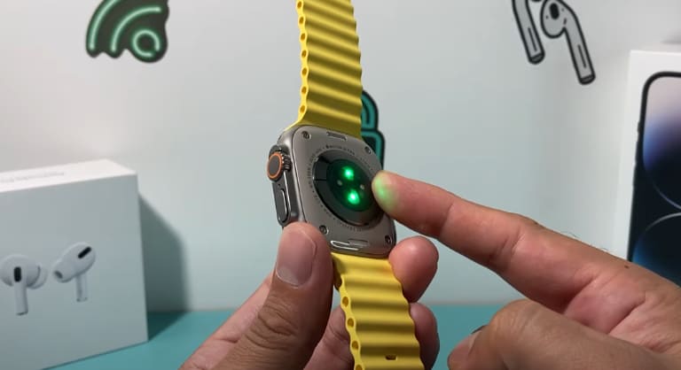 cách tắt đèn xanh của apple watch đơn giản