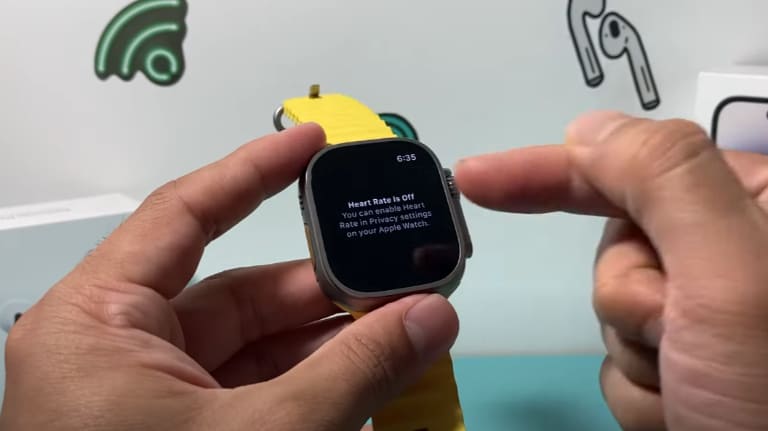cách tắt đèn xanh của apple watch không cần ứng dụng