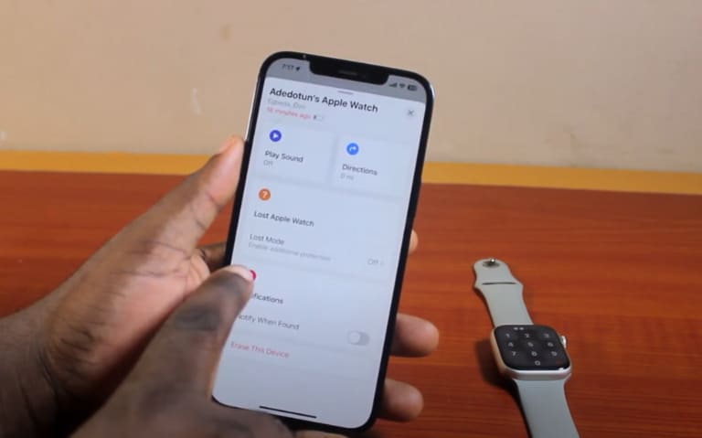 cách tìm apple watch khi hết pin nhanh chóng