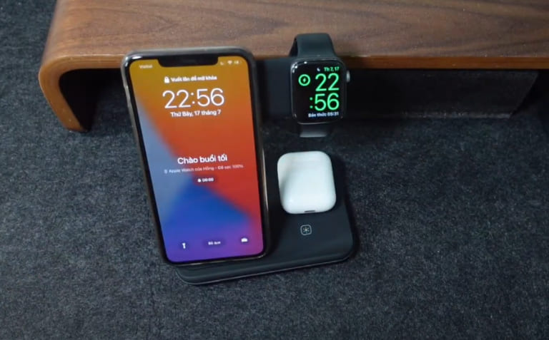sạc apple watch có sạc được iphone không thực tế sử dụng