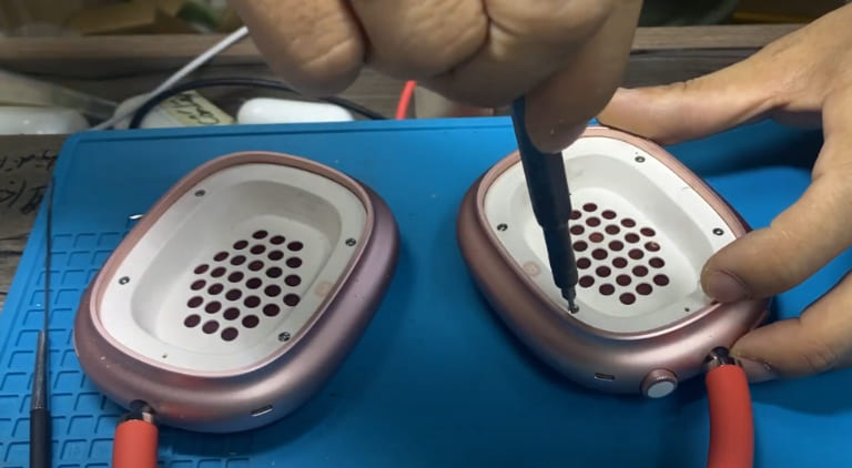 sửa airpods max mất âm thanh