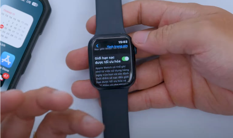 sửa apple watch 9 lỗi cảm ứng