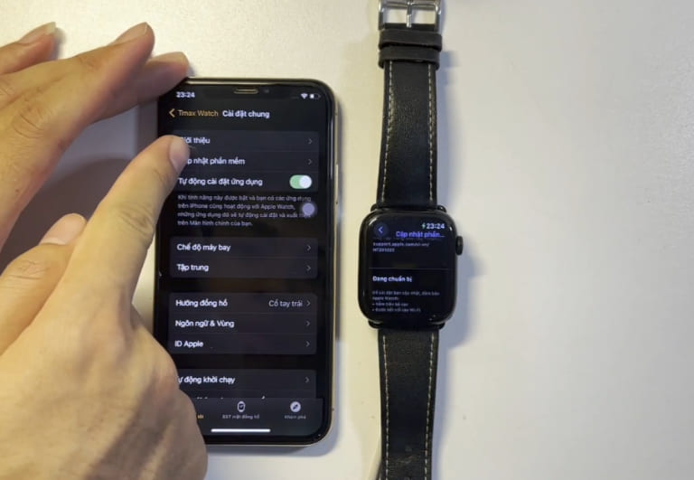 không cập nhật được apple watch do đầy nhớ